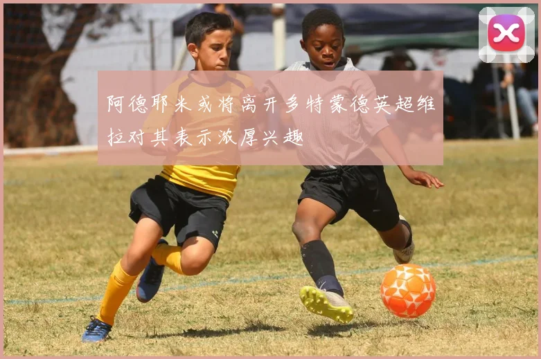阿德耶米或将离开多特蒙德英超维拉对其表示浓厚兴趣